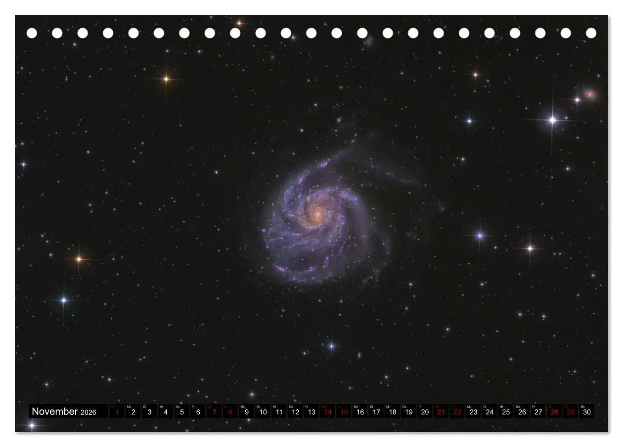 Bild: 9783457484197 | Galaxien im Universum (Tischkalender 2026 DIN A5 quer), CALVENDO...