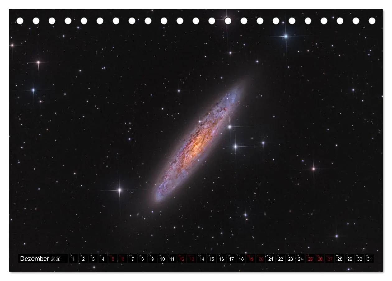 Bild: 9783457484197 | Galaxien im Universum (Tischkalender 2026 DIN A5 quer), CALVENDO...