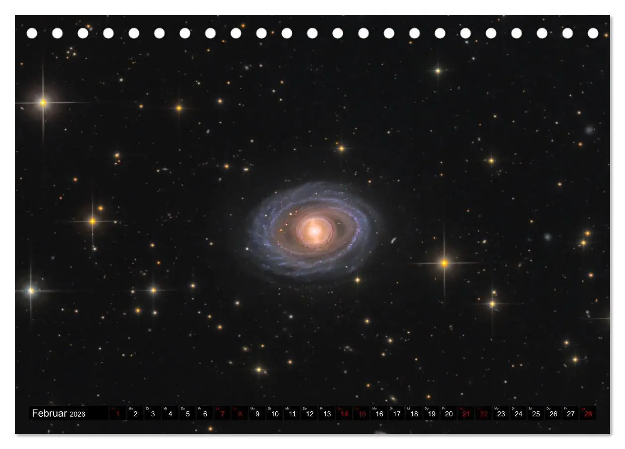 Bild: 9783457484197 | Galaxien im Universum (Tischkalender 2026 DIN A5 quer), CALVENDO...