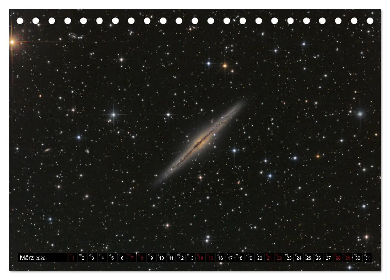 Bild: 9783457484197 | Galaxien im Universum (Tischkalender 2026 DIN A5 quer), CALVENDO...