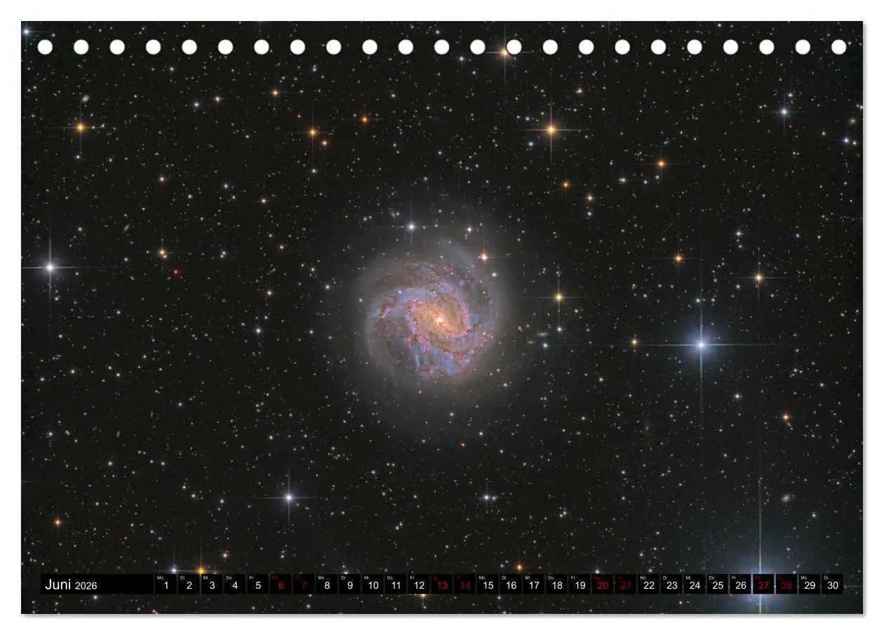 Bild: 9783457484197 | Galaxien im Universum (Tischkalender 2026 DIN A5 quer), CALVENDO...