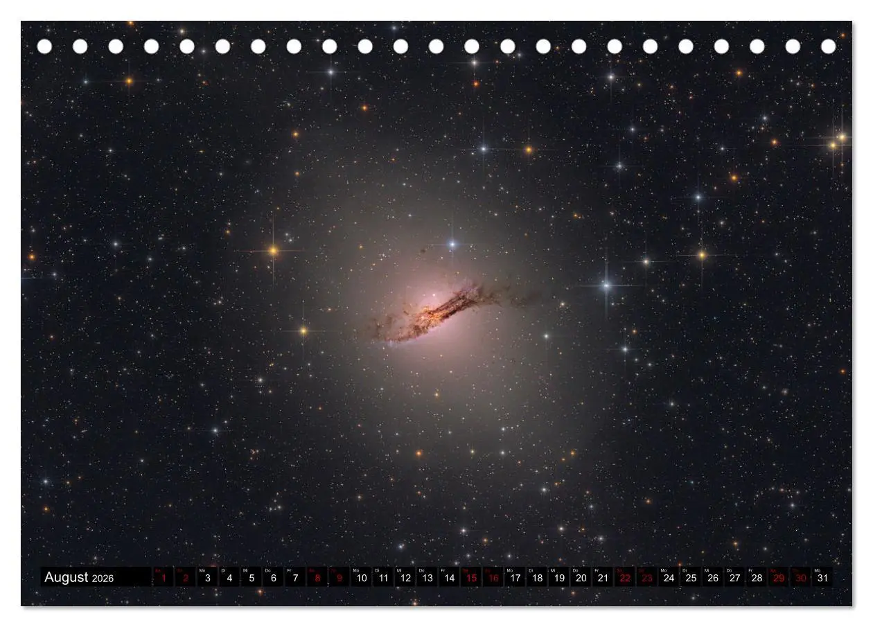 Bild: 9783457484197 | Galaxien im Universum (Tischkalender 2026 DIN A5 quer), CALVENDO...