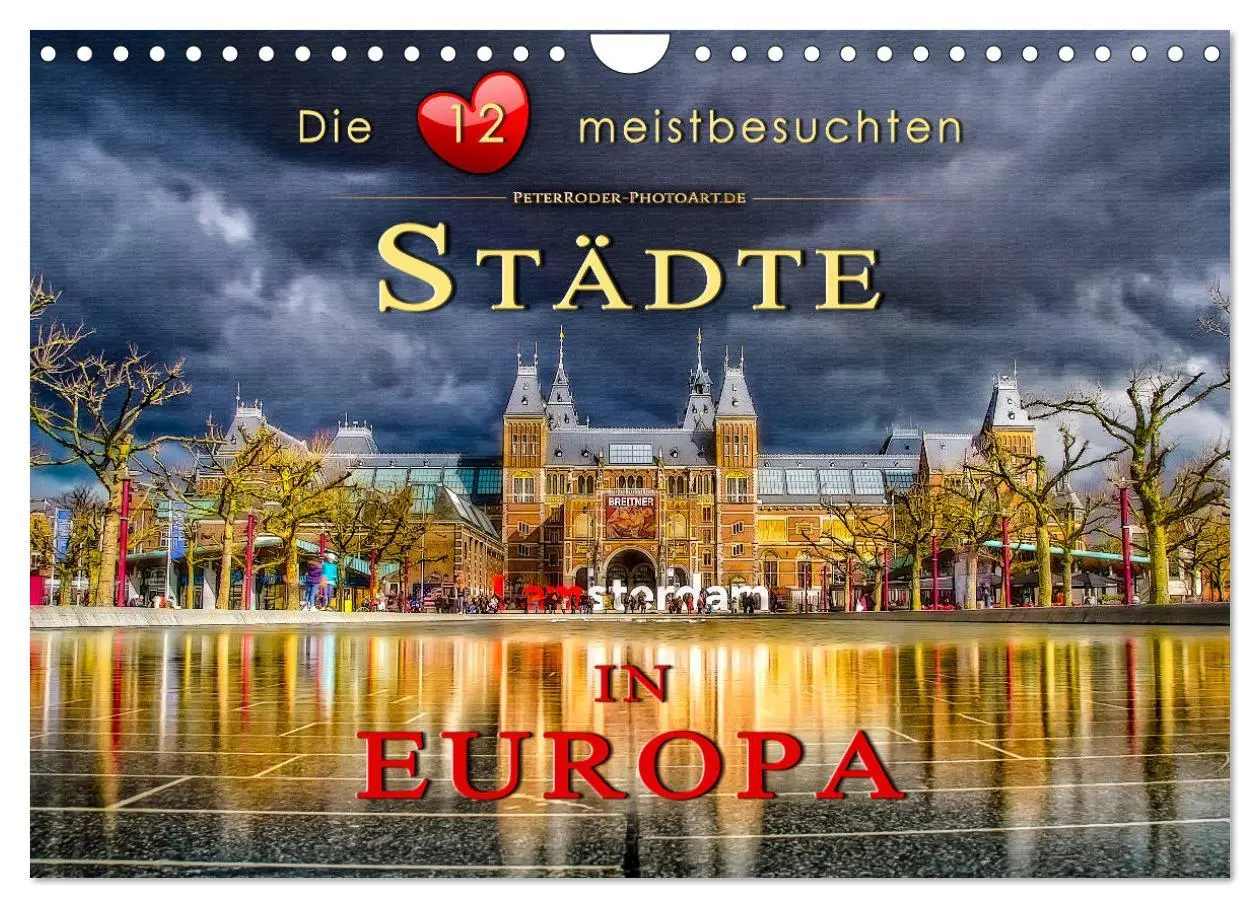 Cover: 9783457864197 | Die 12 meistbesuchten Städte in Europa (Wandkalender 2026 DIN A4...