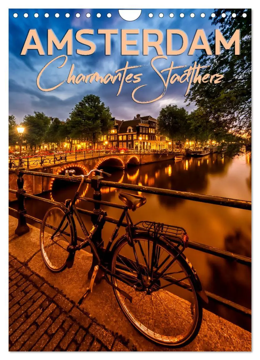 Cover: 9783516404197 | AMSTERDAM Charmantes Stadtherz (Wandkalender 2026 DIN A4 hoch),...