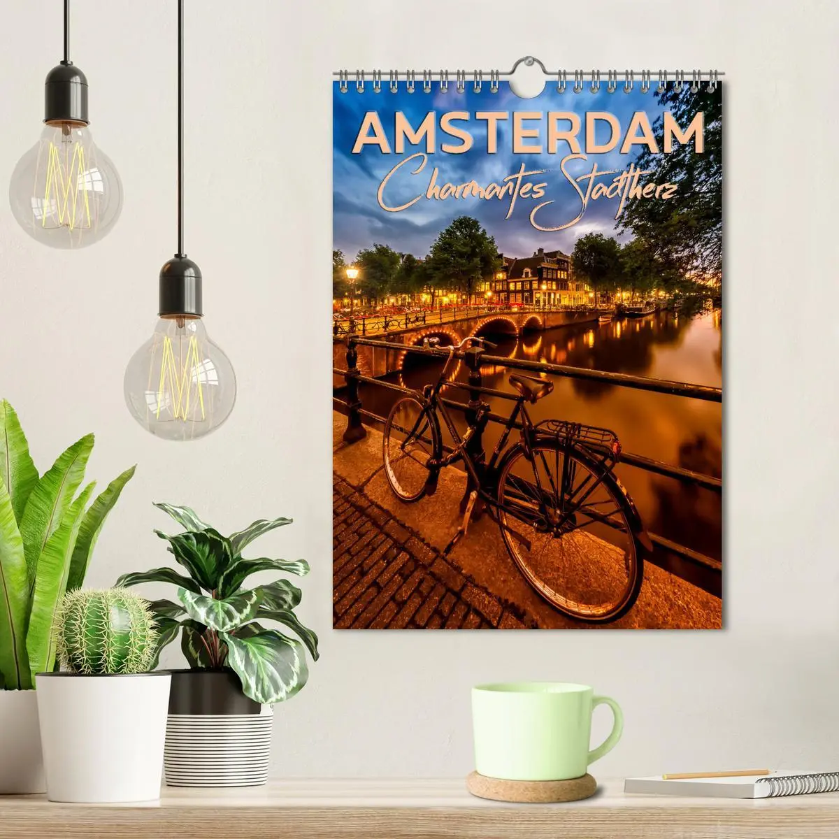 Bild: 9783516404197 | AMSTERDAM Charmantes Stadtherz (Wandkalender 2026 DIN A4 hoch),...