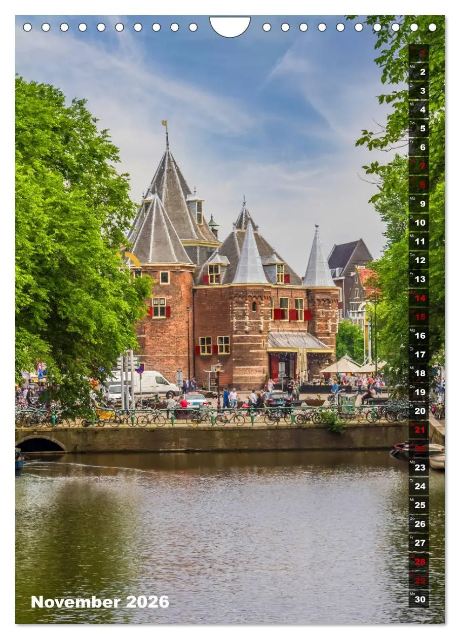 Bild: 9783516404197 | AMSTERDAM Charmantes Stadtherz (Wandkalender 2026 DIN A4 hoch),...