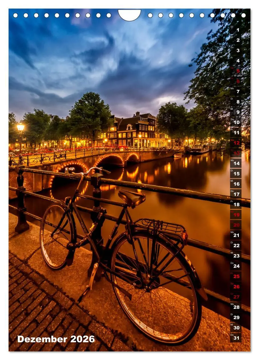 Bild: 9783516404197 | AMSTERDAM Charmantes Stadtherz (Wandkalender 2026 DIN A4 hoch),...