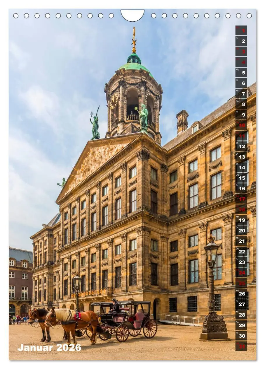 Bild: 9783516404197 | AMSTERDAM Charmantes Stadtherz (Wandkalender 2026 DIN A4 hoch),...