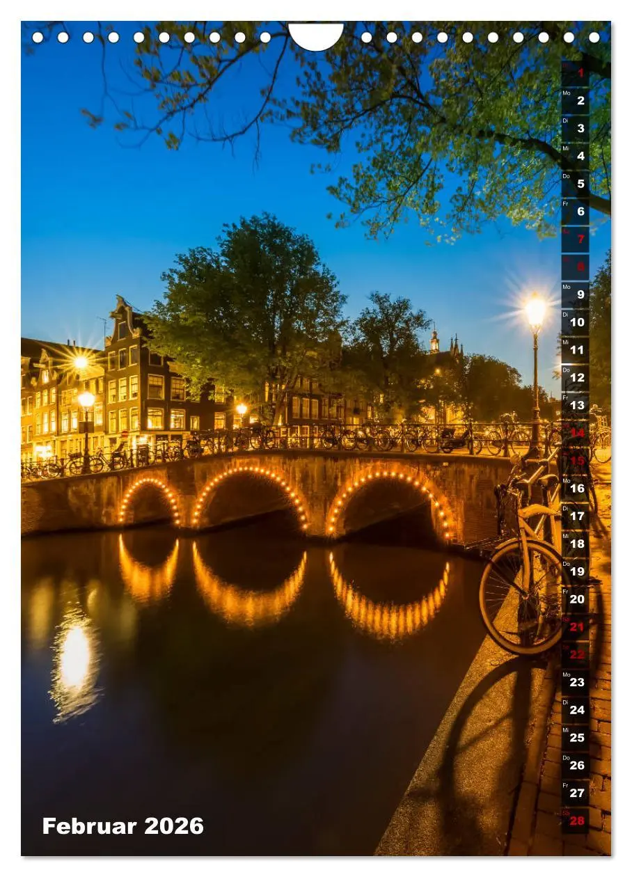 Bild: 9783516404197 | AMSTERDAM Charmantes Stadtherz (Wandkalender 2026 DIN A4 hoch),...