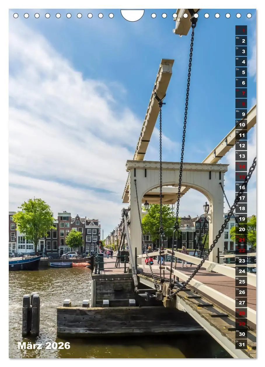 Bild: 9783516404197 | AMSTERDAM Charmantes Stadtherz (Wandkalender 2026 DIN A4 hoch),...