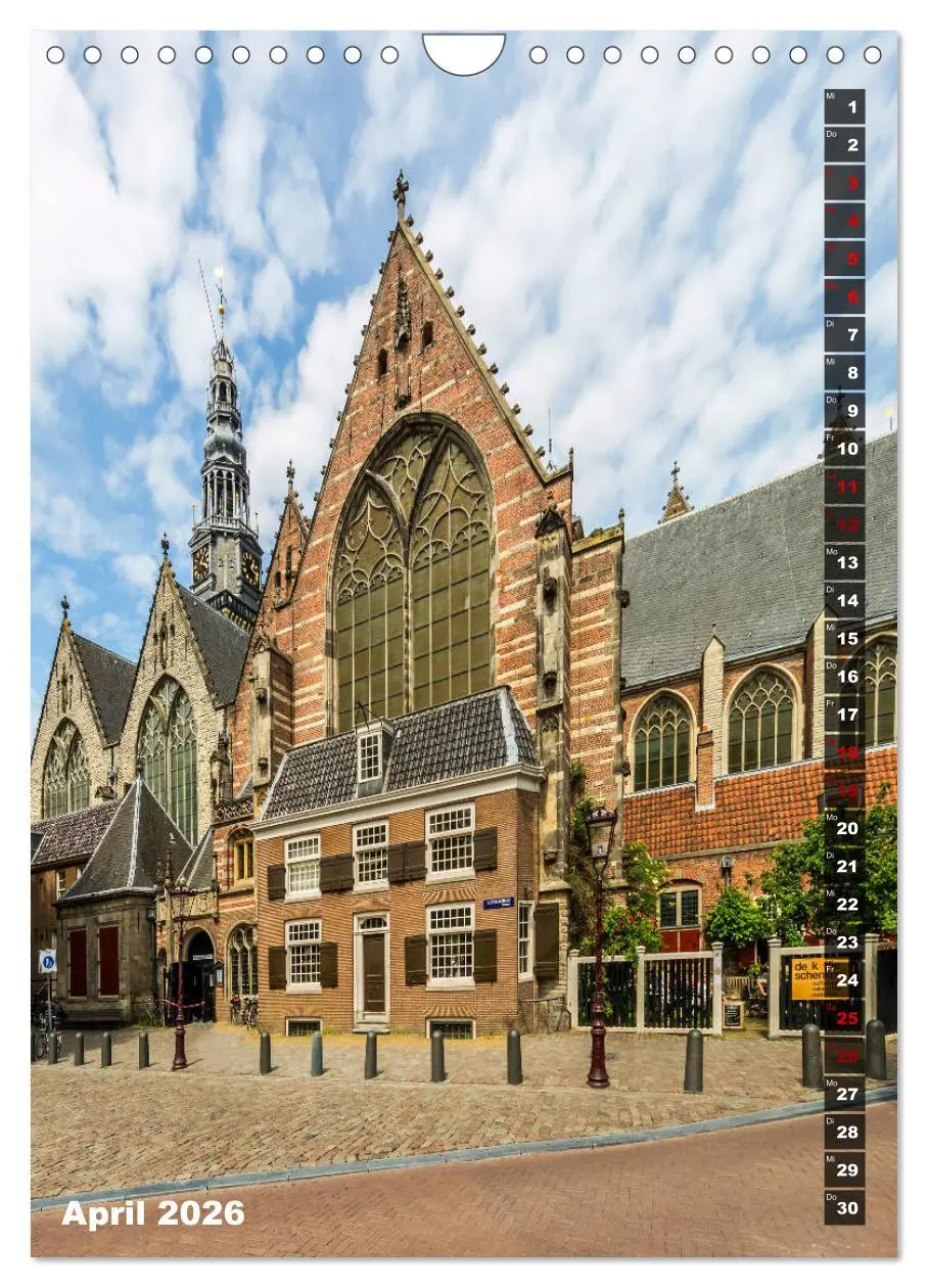 Bild: 9783516404197 | AMSTERDAM Charmantes Stadtherz (Wandkalender 2026 DIN A4 hoch),...