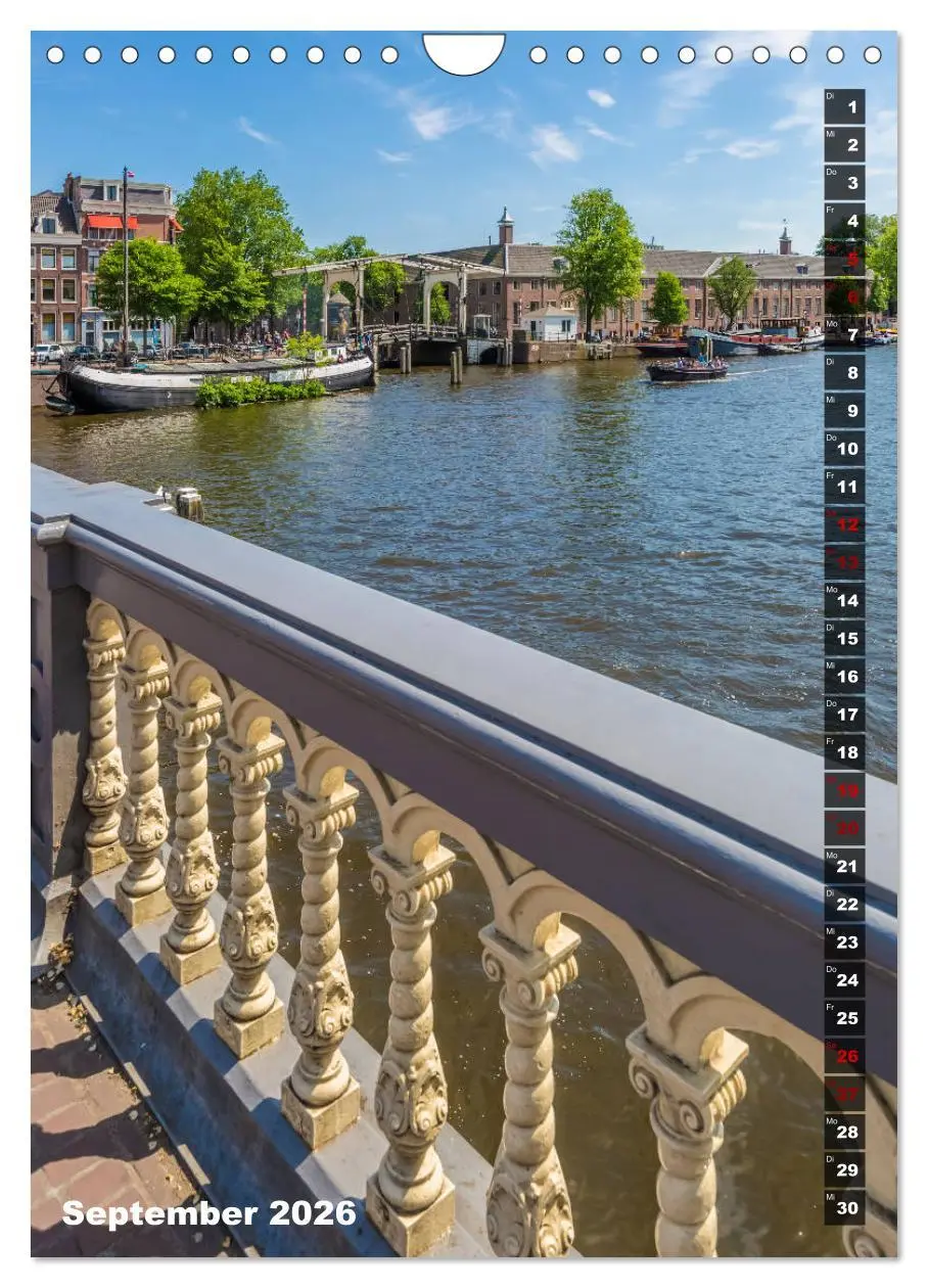 Bild: 9783516404197 | AMSTERDAM Charmantes Stadtherz (Wandkalender 2026 DIN A4 hoch),...
