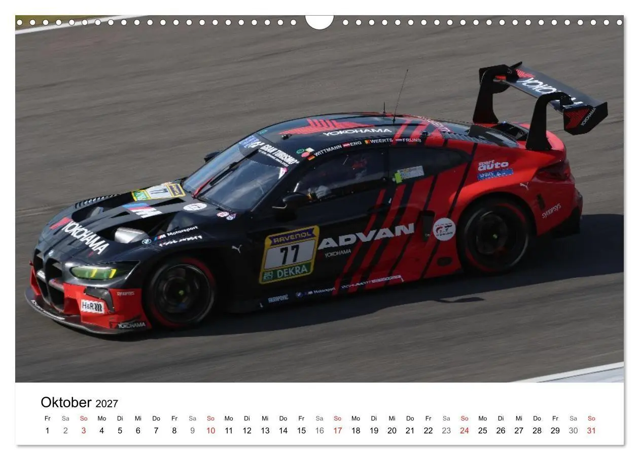 Bild: 9783594244197 | Bayerische Motoren Werke im Motorsport (Wandkalender 2027 DIN A3...