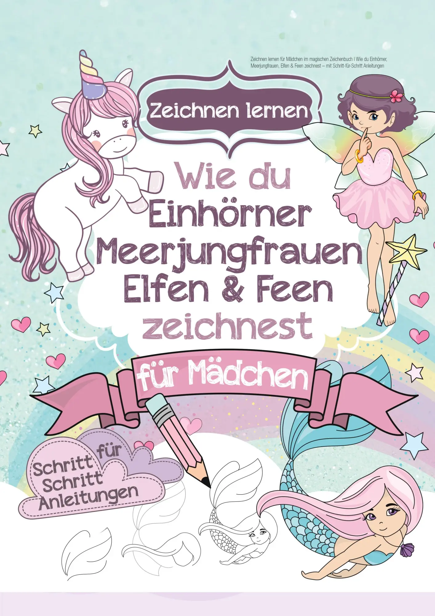 Cover: 9783989354197 | Zeichnen lernen für Mädchen im magischen Zeichenbuch | Birgit Bravo