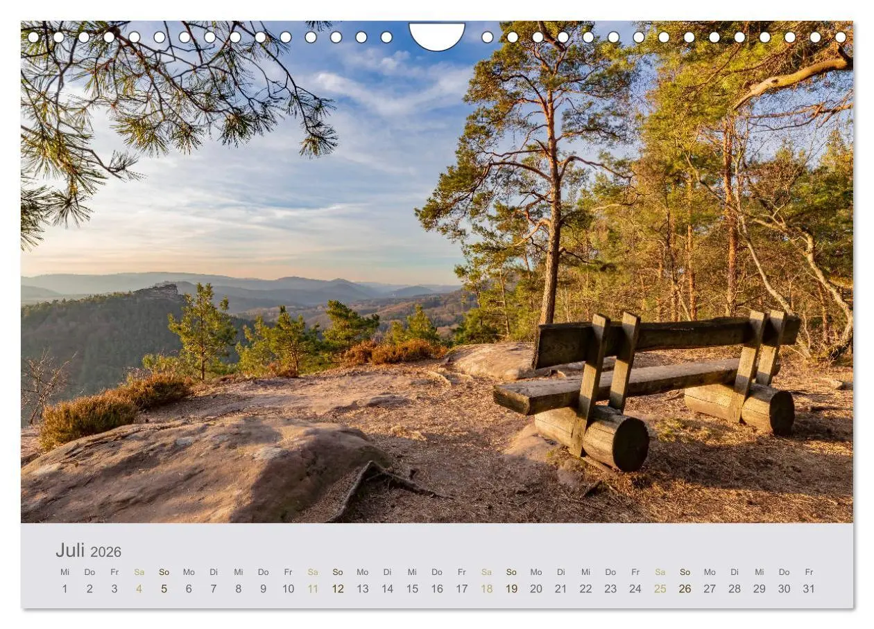 Bild: 9783457784297 | Augenblicke im Pfälzerwald (Wandkalender 2026 DIN A4 quer),...