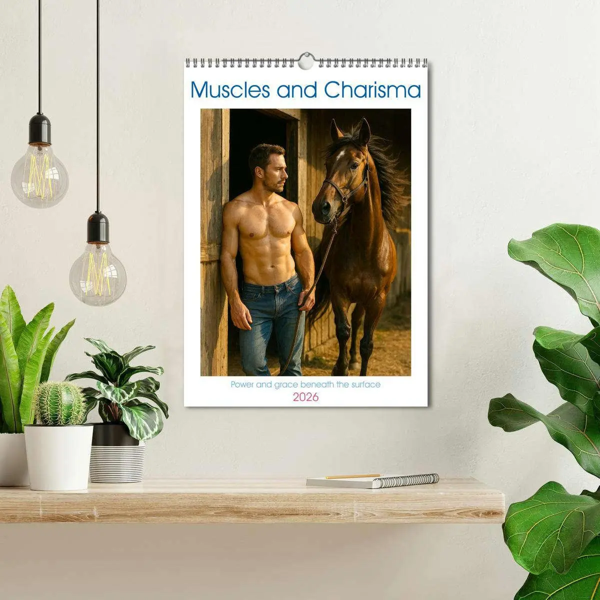 Bild: 9783516634297 | Muscles and Charisma (Wall Calendar 2026 DIN A3 portrait), CALVENDO...