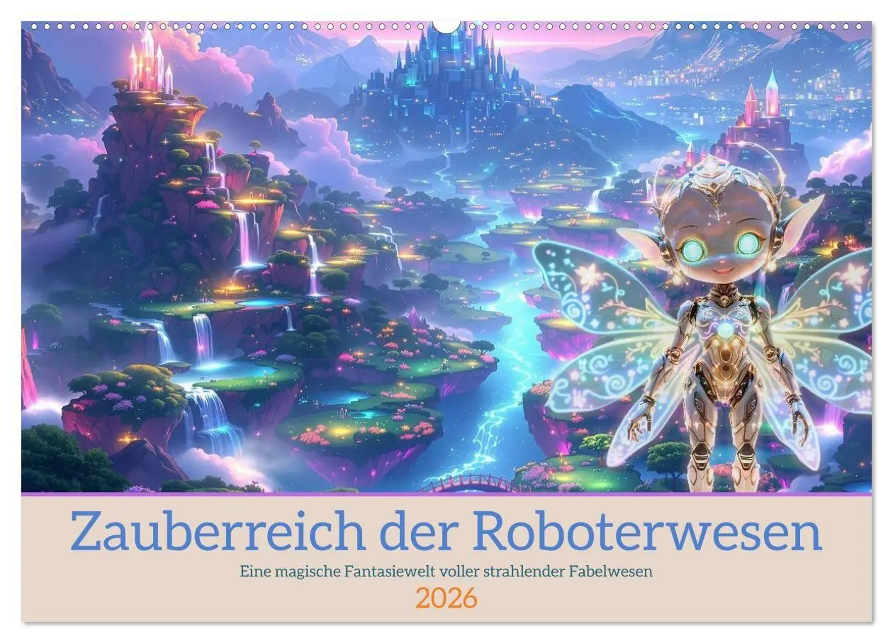 Cover: 9783516704297 | Zauberreich der Roboterwesen (Wandkalender 2026 DIN A2 quer),...