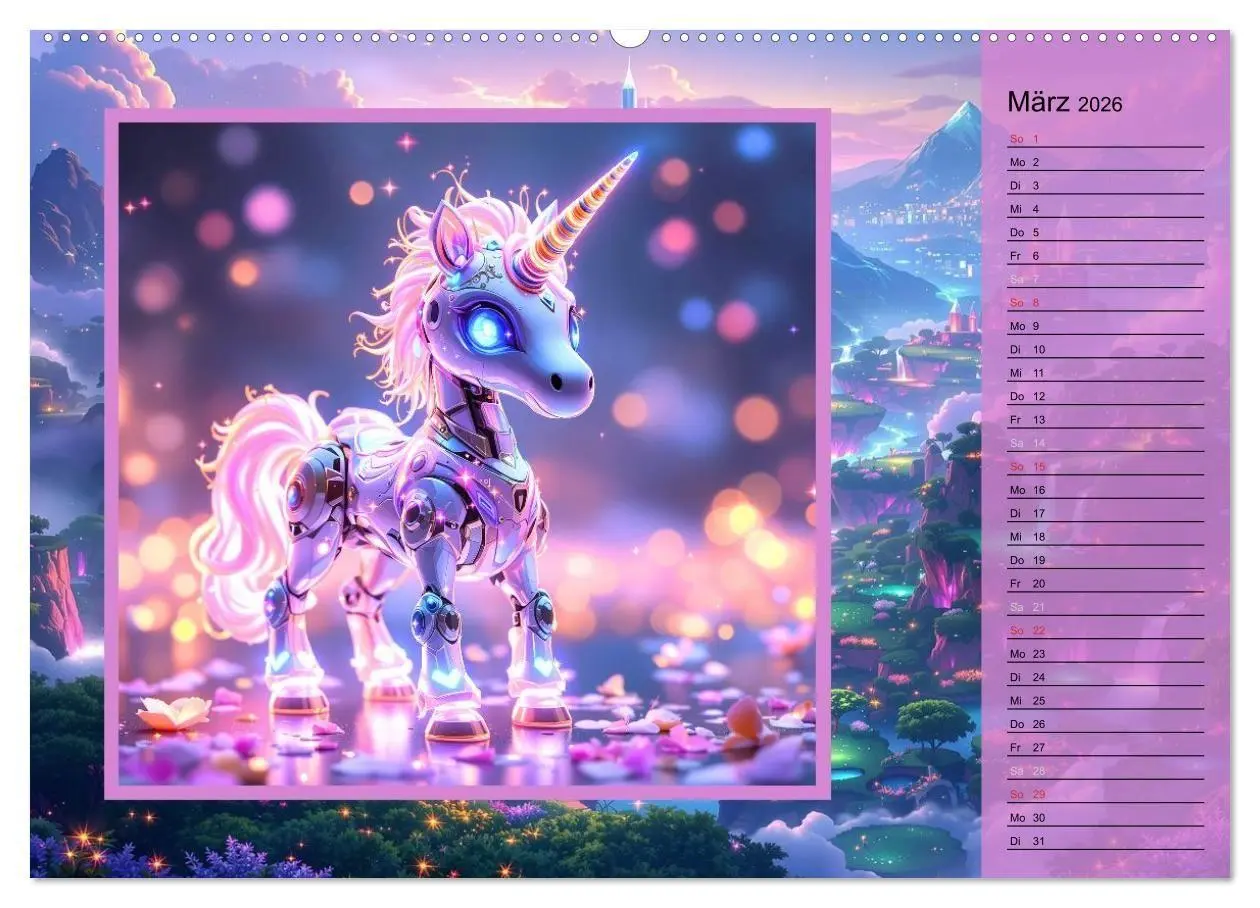 Bild: 9783516704297 | Zauberreich der Roboterwesen (Wandkalender 2026 DIN A2 quer),...