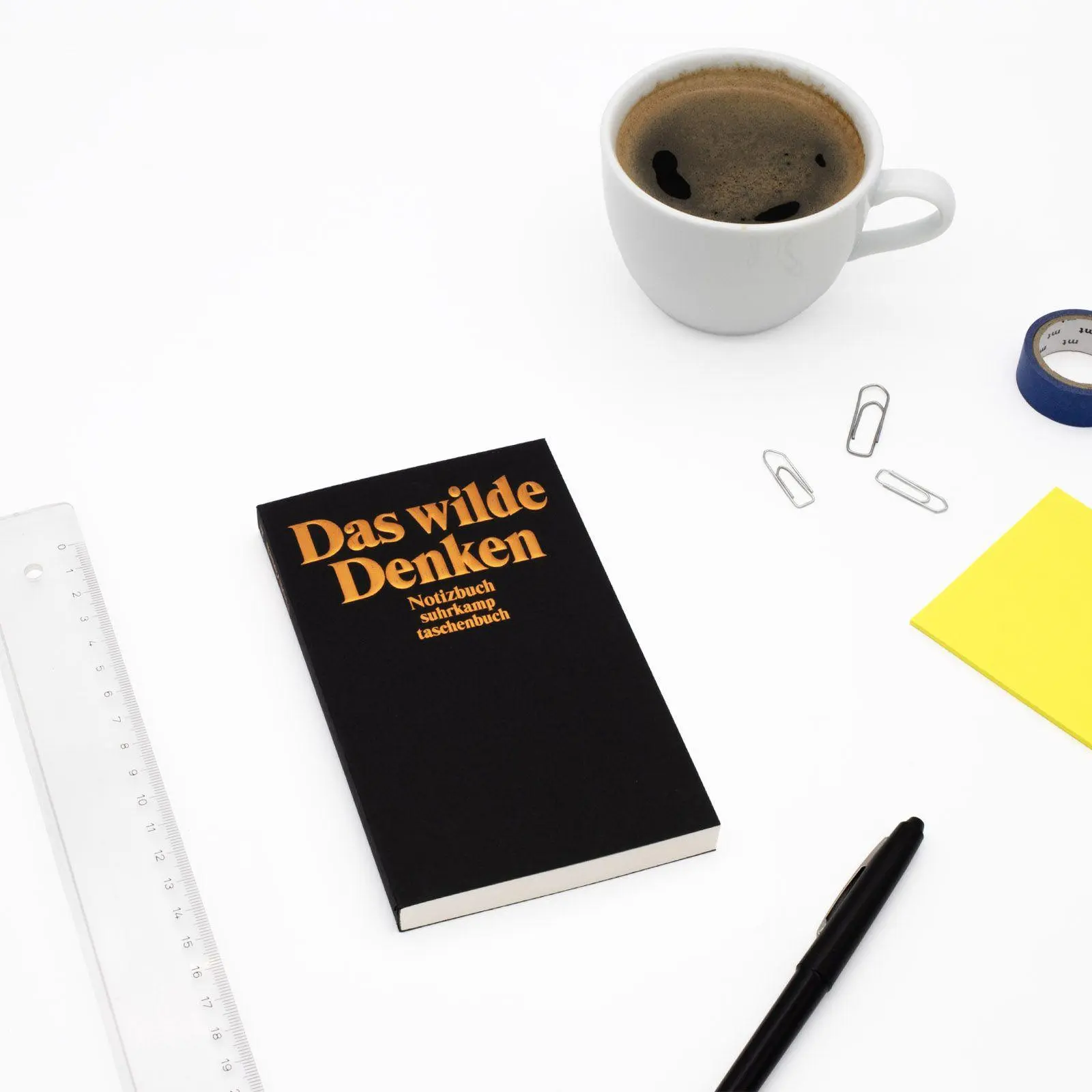 Bild: 9783518474297 | Notizbuch 'Das wilde Denken' | Softcover, A6, Blanko, 192 Seiten