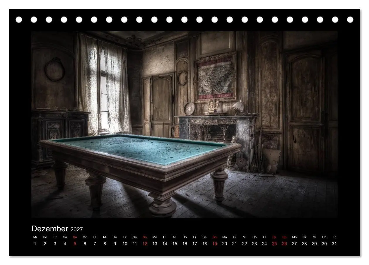 Bild: 9783569894297 | Lost Places - verlassene Orte vergangener Glanz (Tischkalender 2027...