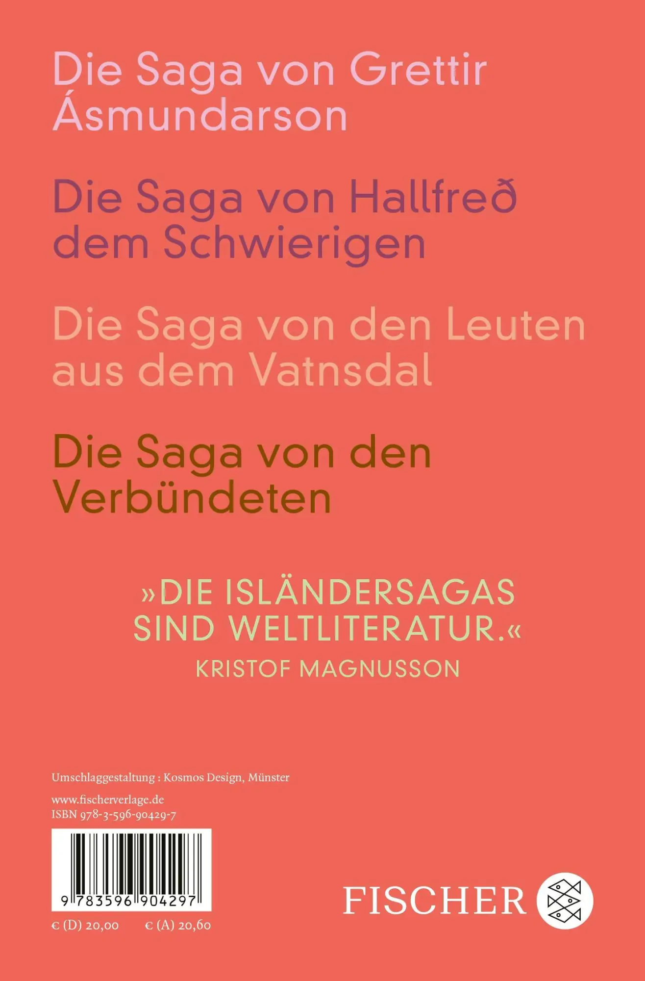 Rückseite: 9783596904297 | Isländersagas 3 | Klaus Böldl (u. a.) | Taschenbuch | 656 S. | Deutsch