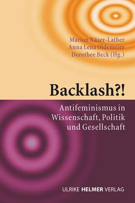 Cover: 9783897414297 | Backlash!? | Antifeminismus in Wissenschaft, Politik und Gesellschaft