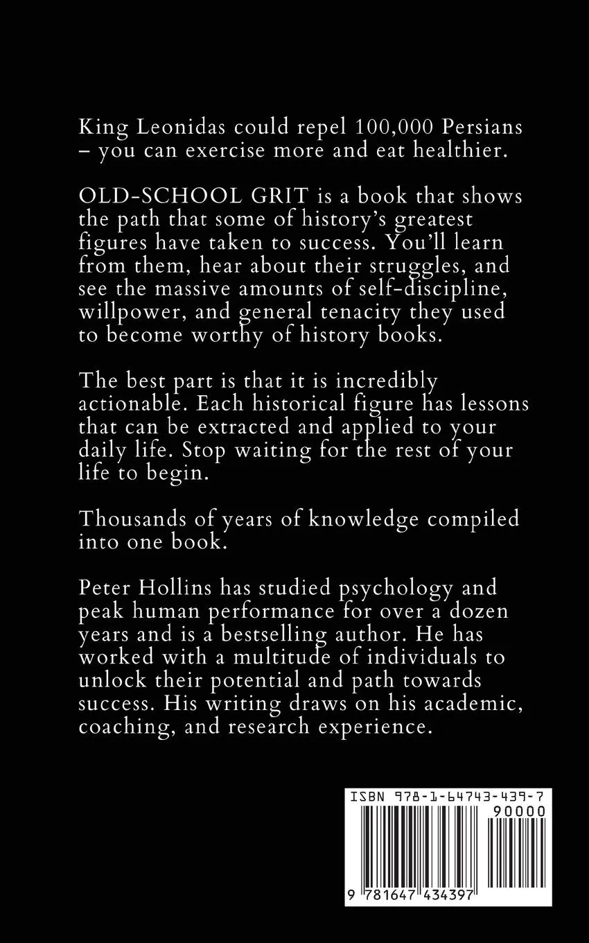 Rückseite: 9781647434397 | Old-School Grit | Peter Hollins | Taschenbuch | Englisch | 2023