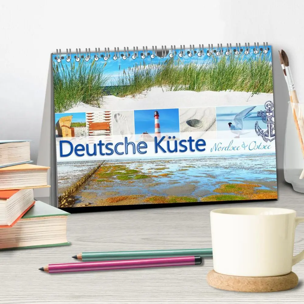 Bild: 9783435064397 | Deutsche Küste - Nordsee und Ostsee (Tischkalender 2025 DIN A5...