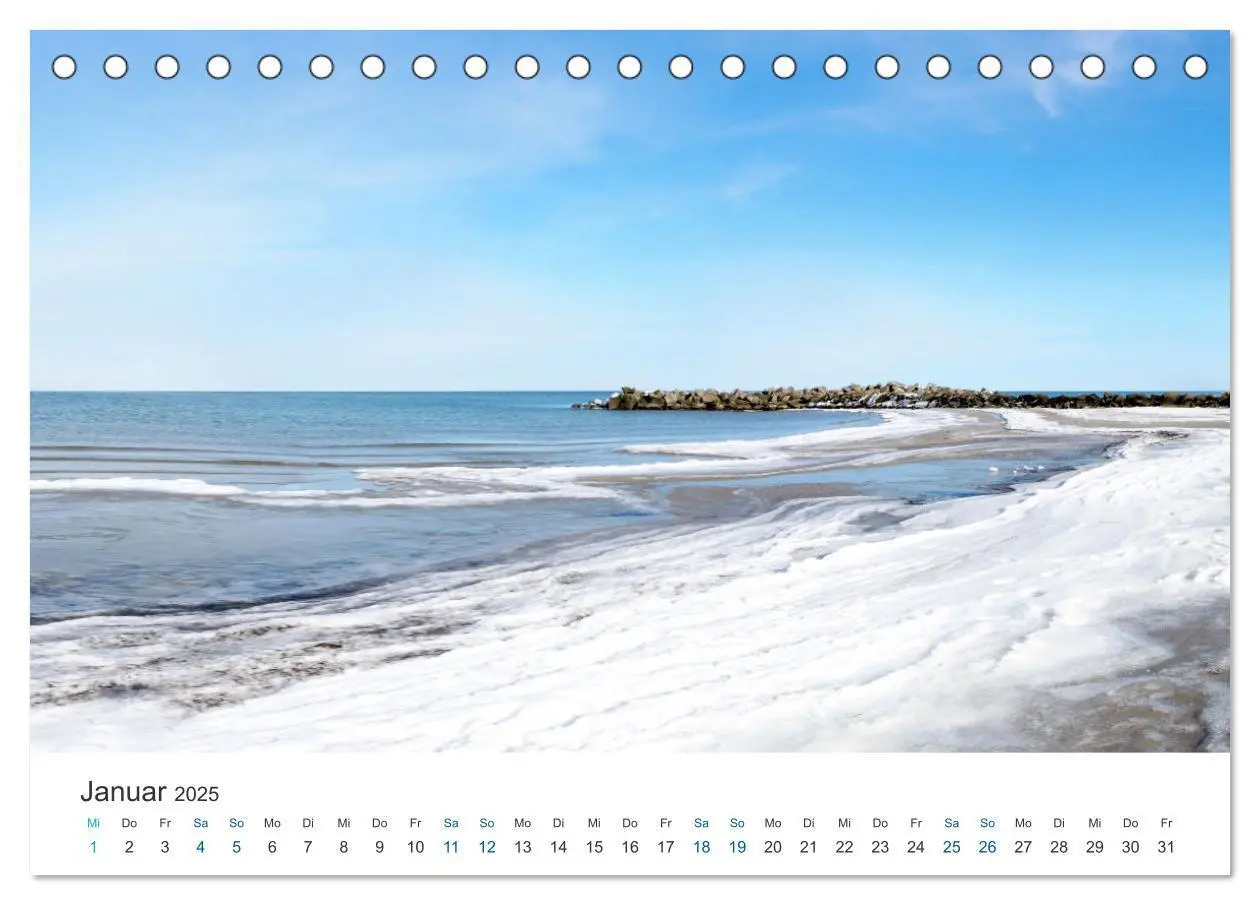 Bild: 9783435064397 | Deutsche Küste - Nordsee und Ostsee (Tischkalender 2025 DIN A5...