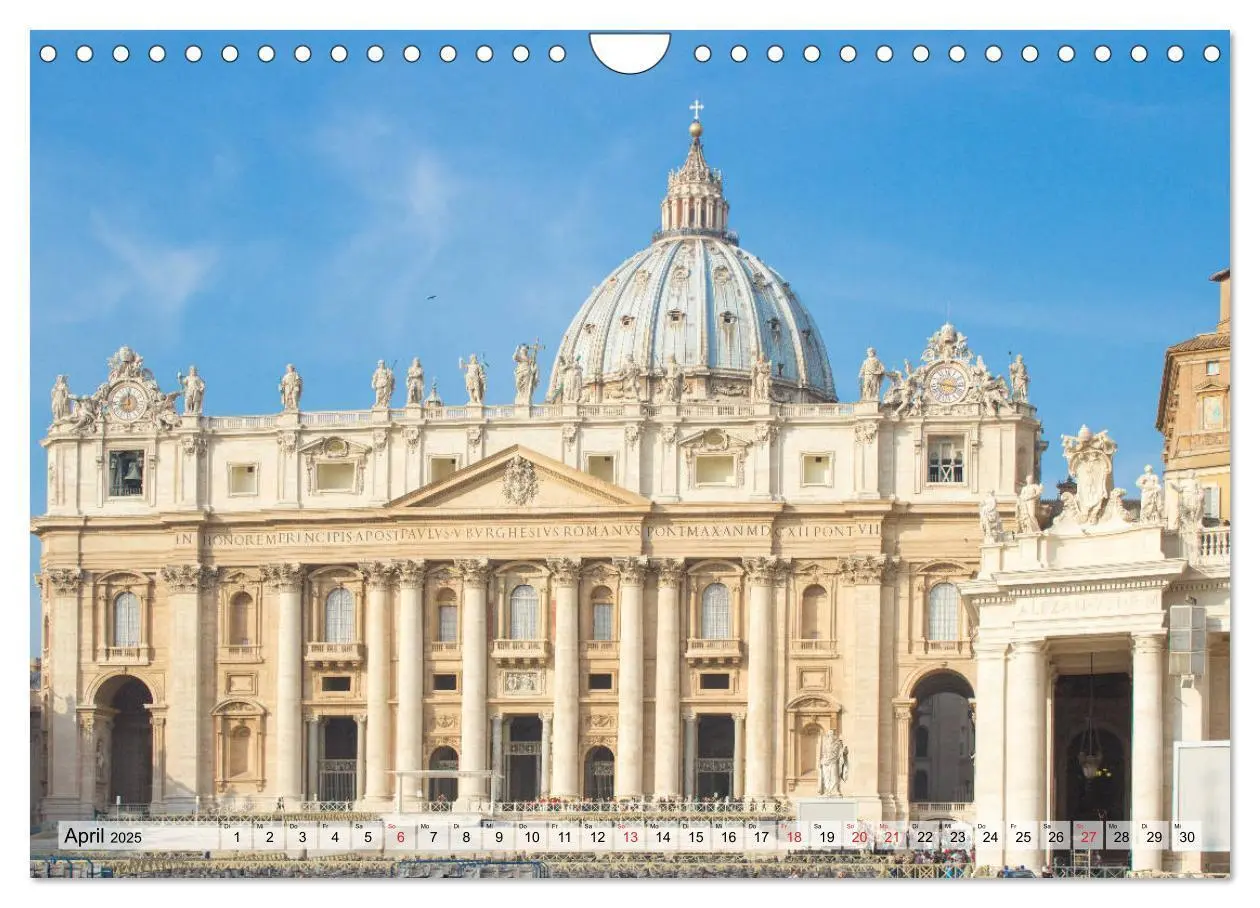 Bild: 9783435134397 | Historisches Rom (Wandkalender 2025 DIN A4 quer), CALVENDO...