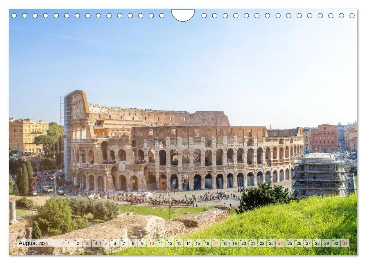 Bild: 9783435134397 | Historisches Rom (Wandkalender 2025 DIN A4 quer), CALVENDO...