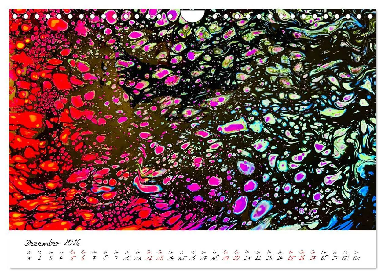 Bild: 9783457534397 | Abstrakte Regenbogen (Wandkalender 2026 DIN A4 quer), CALVENDO...