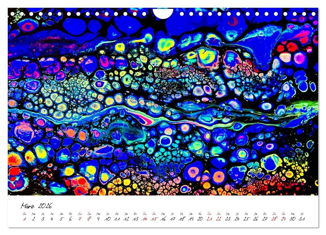 Bild: 9783457534397 | Abstrakte Regenbogen (Wandkalender 2026 DIN A4 quer), CALVENDO...