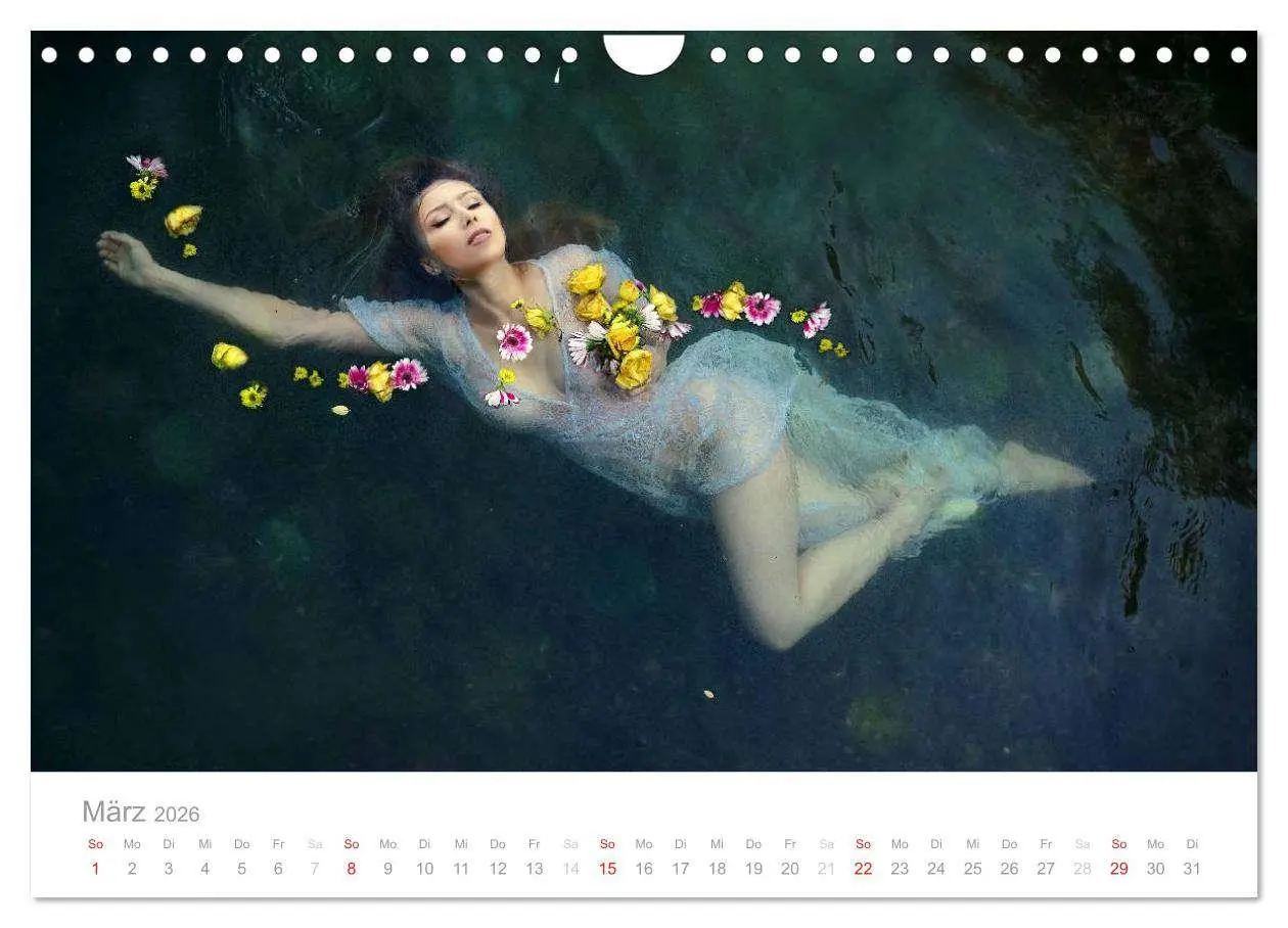 Bild: 9783516004397 | Wasser und Nymphen - Akt am Wasser (Wandkalender 2026 DIN A4 quer),...