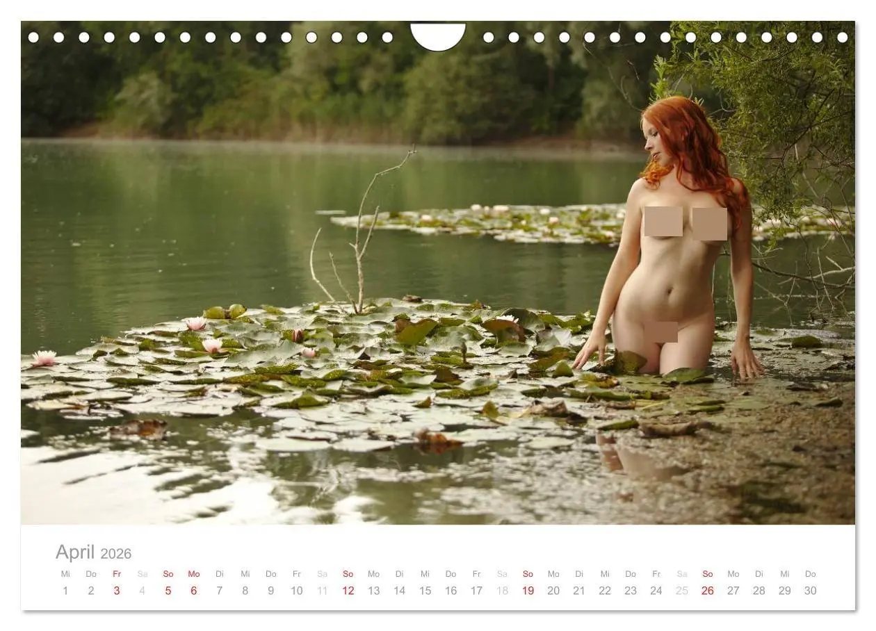 Bild: 9783516004397 | Wasser und Nymphen - Akt am Wasser (Wandkalender 2026 DIN A4 quer),...