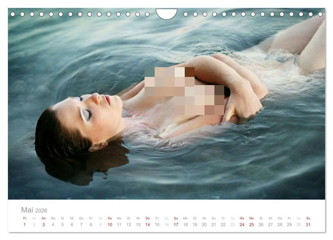 Bild: 9783516004397 | Wasser und Nymphen - Akt am Wasser (Wandkalender 2026 DIN A4 quer),...