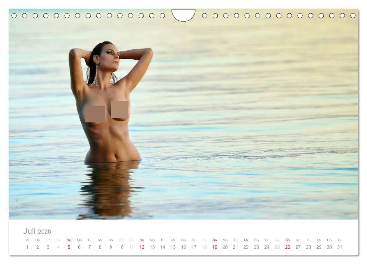 Bild: 9783516004397 | Wasser und Nymphen - Akt am Wasser (Wandkalender 2026 DIN A4 quer),...
