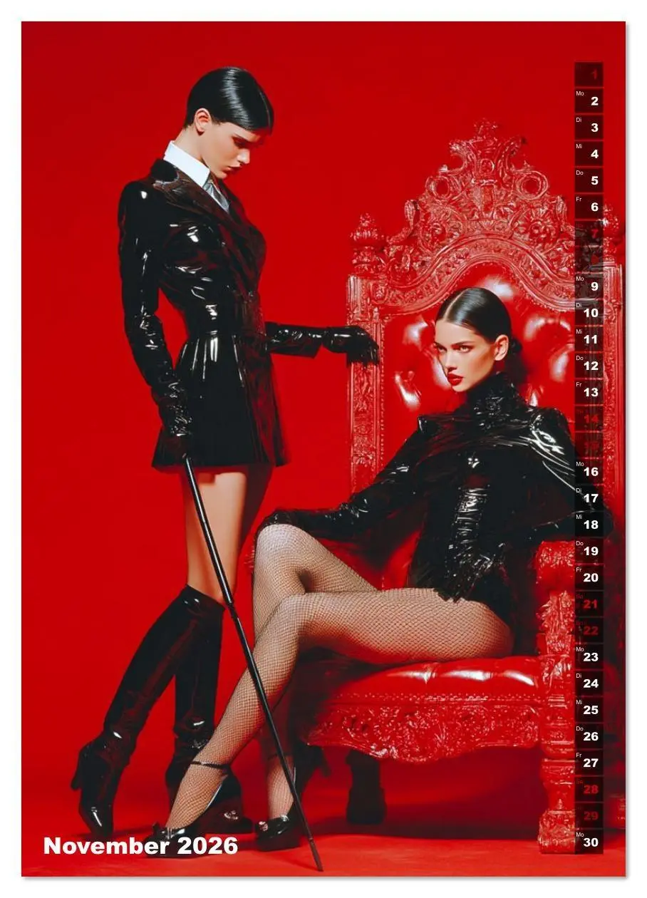 Bild: 9783516624397 | Fetisch und Latex - The Red Box (Wandkalender 2026 DIN A3 hoch),...