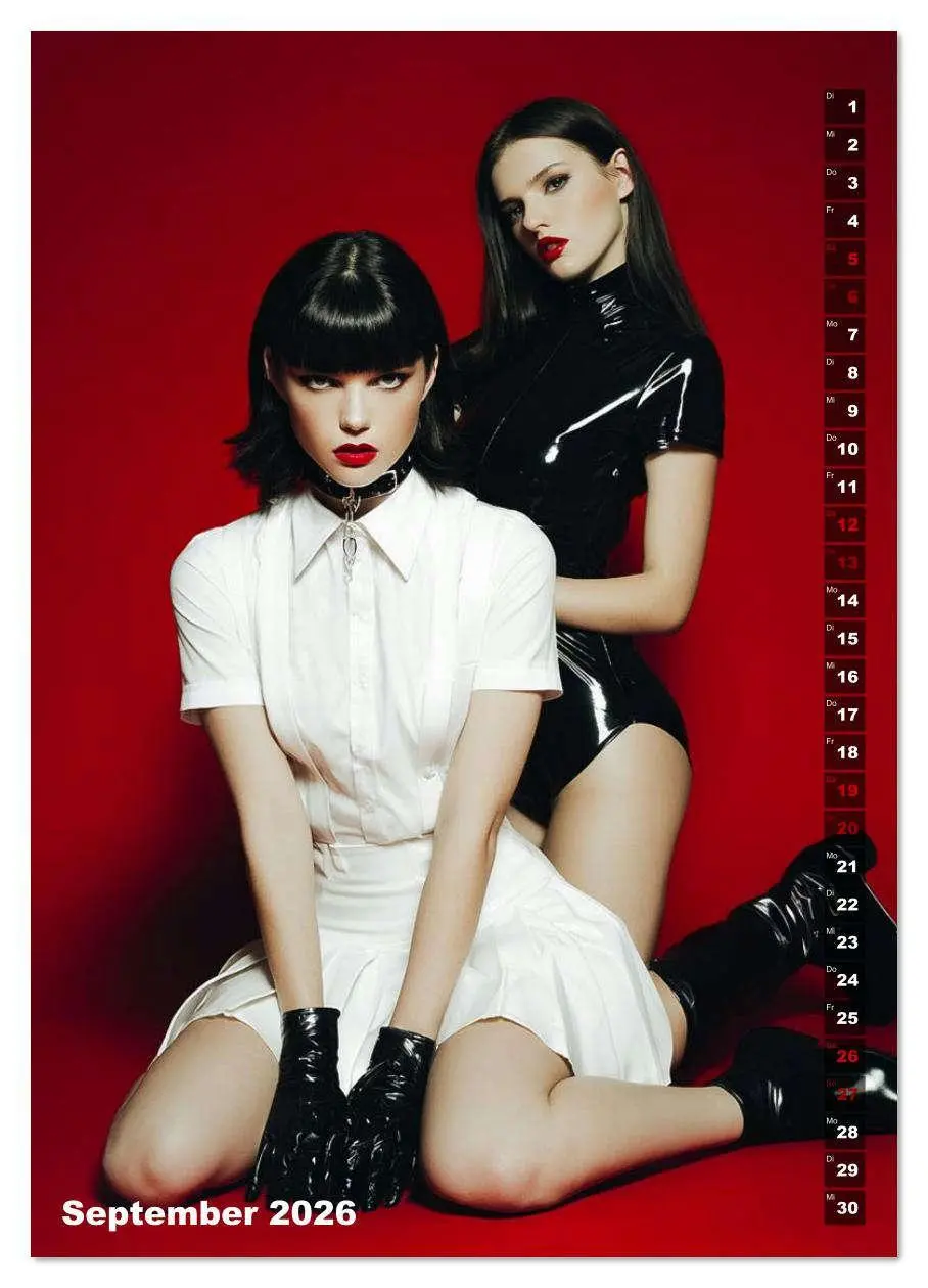 Bild: 9783516624397 | Fetisch und Latex - The Red Box (Wandkalender 2026 DIN A3 hoch),...