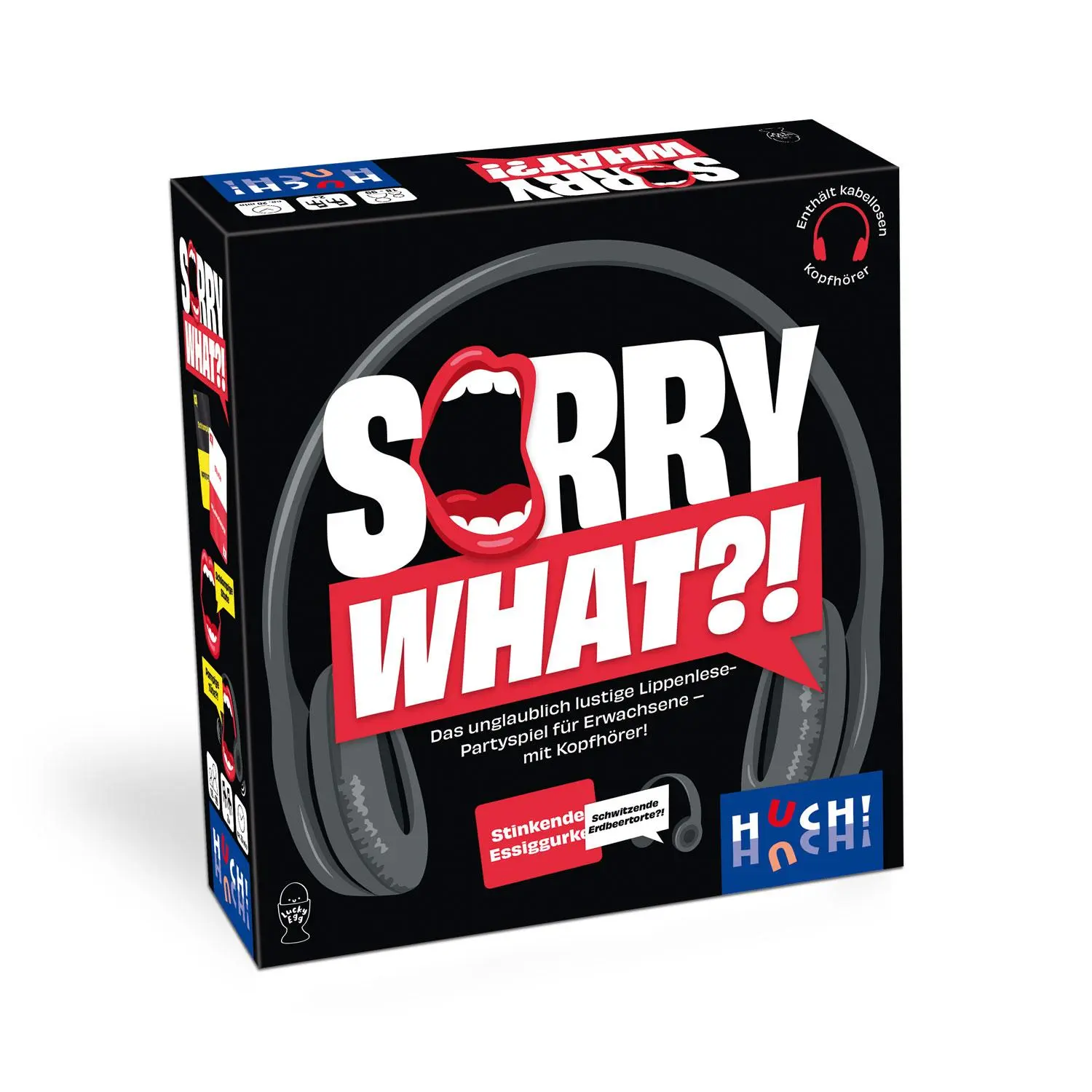 Cover: 4260071884497 | Sorry What?! | Lucky Egg | Spiel | 884497 | Deutsch | 2025 | HUCH!