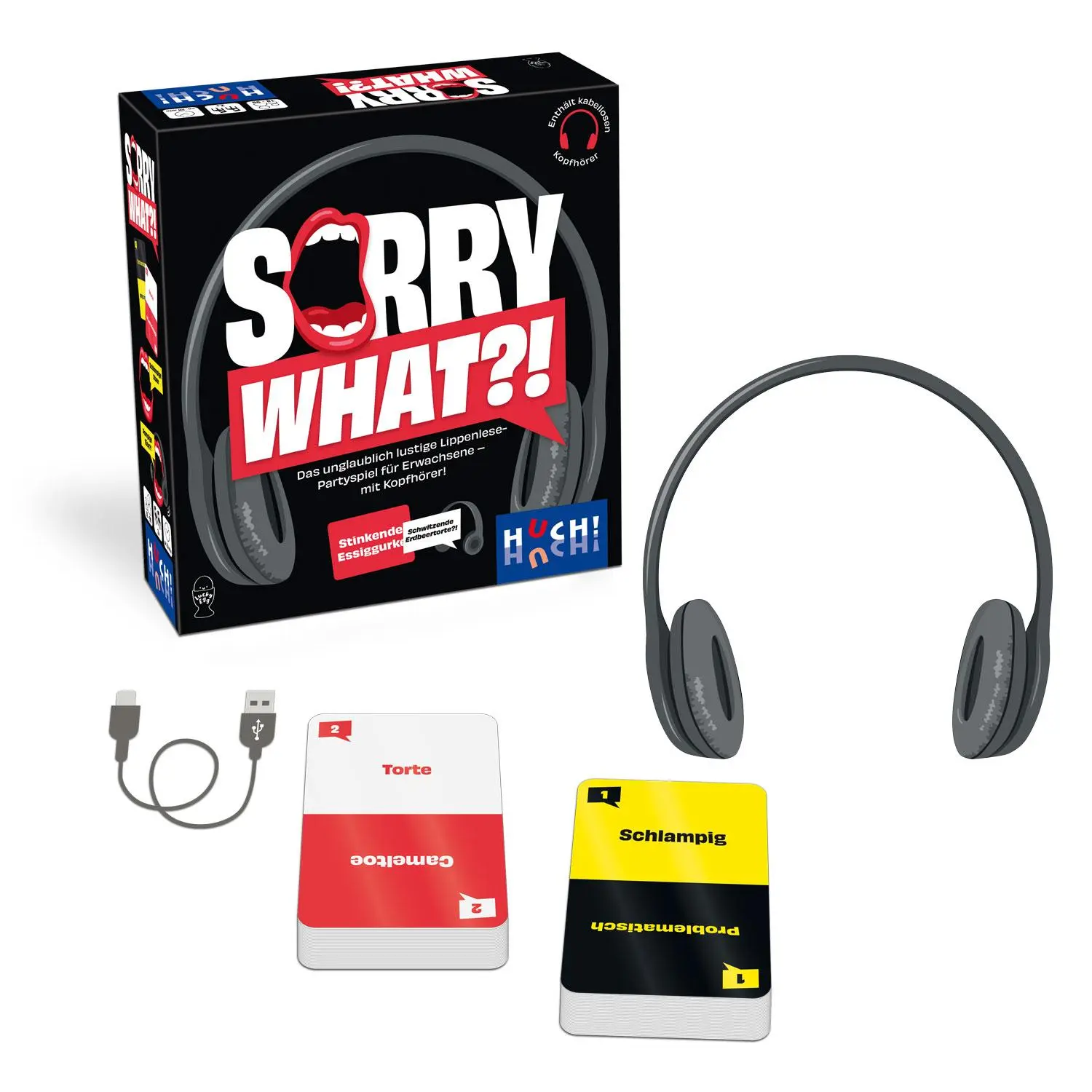 Bild: 4260071884497 | Sorry What?! | Lucky Egg | Spiel | 884497 | Deutsch | 2025 | HUCH!