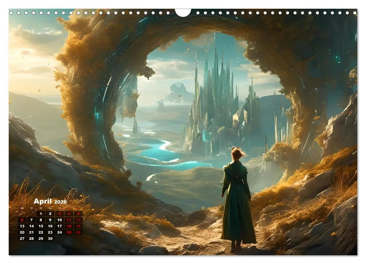 Bild: 9783457384497 | Portale in fremde Welten - Mystische Pforten (Wandkalender 2026 DIN...