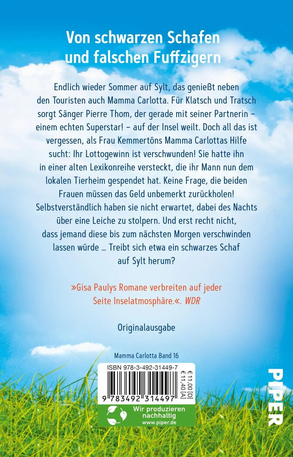 Rückseite: 9783492314497 | Schwarze Schafe | Ein Sylt-Krimi Der SPIEGEL-Bestseller #1 Taschenbuch