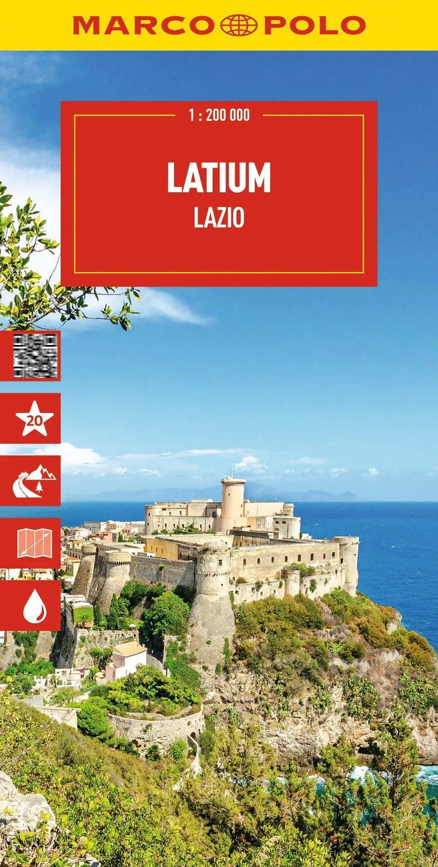 Cover: 9783575024497 | MARCO POLO Reisekarte Italien 09 Latium 1:200.000 | (Land-)Karte