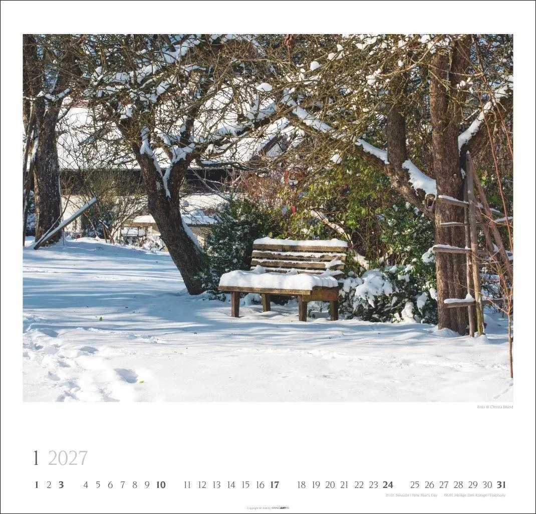Bild: 9783839904497 | Bauerngärten Kalender 2027 | Christa Brand | Kalender | Spiralbindung