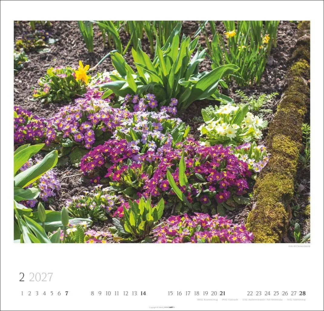 Bild: 9783839904497 | Bauerngärten Kalender 2027 | Christa Brand | Kalender | Spiralbindung