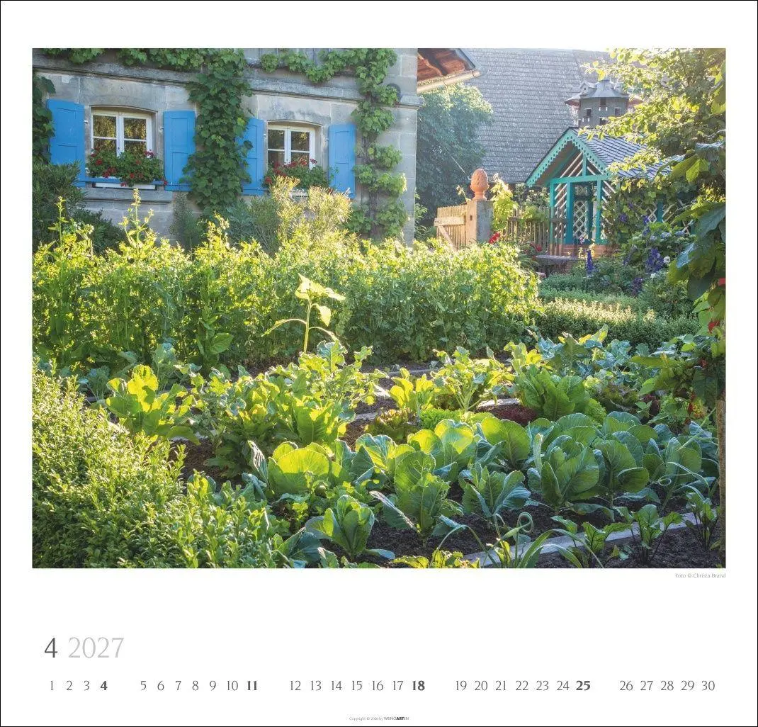 Bild: 9783839904497 | Bauerngärten Kalender 2027 | Christa Brand | Kalender | Spiralbindung