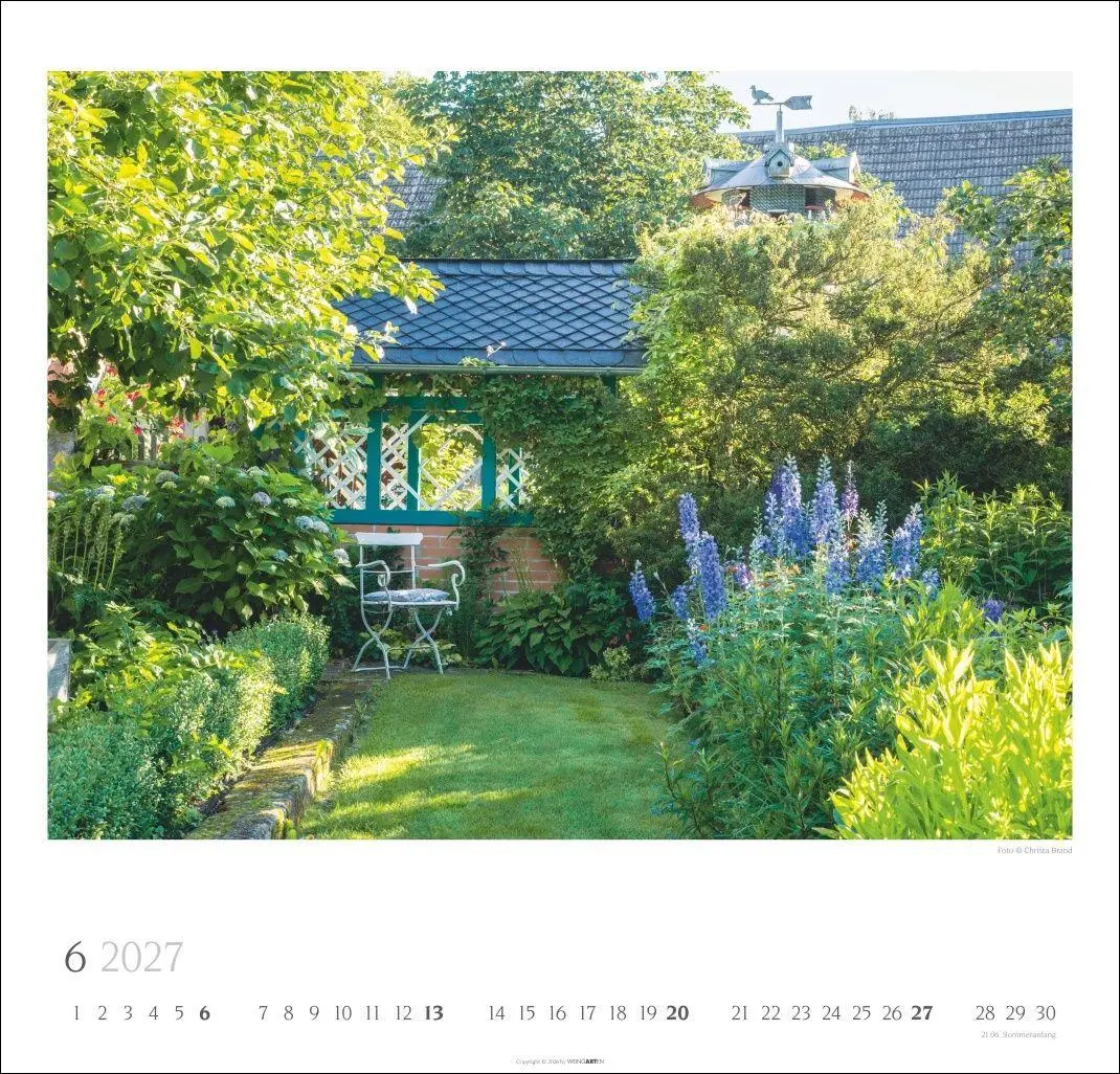Bild: 9783839904497 | Bauerngärten Kalender 2027 | Christa Brand | Kalender | Spiralbindung