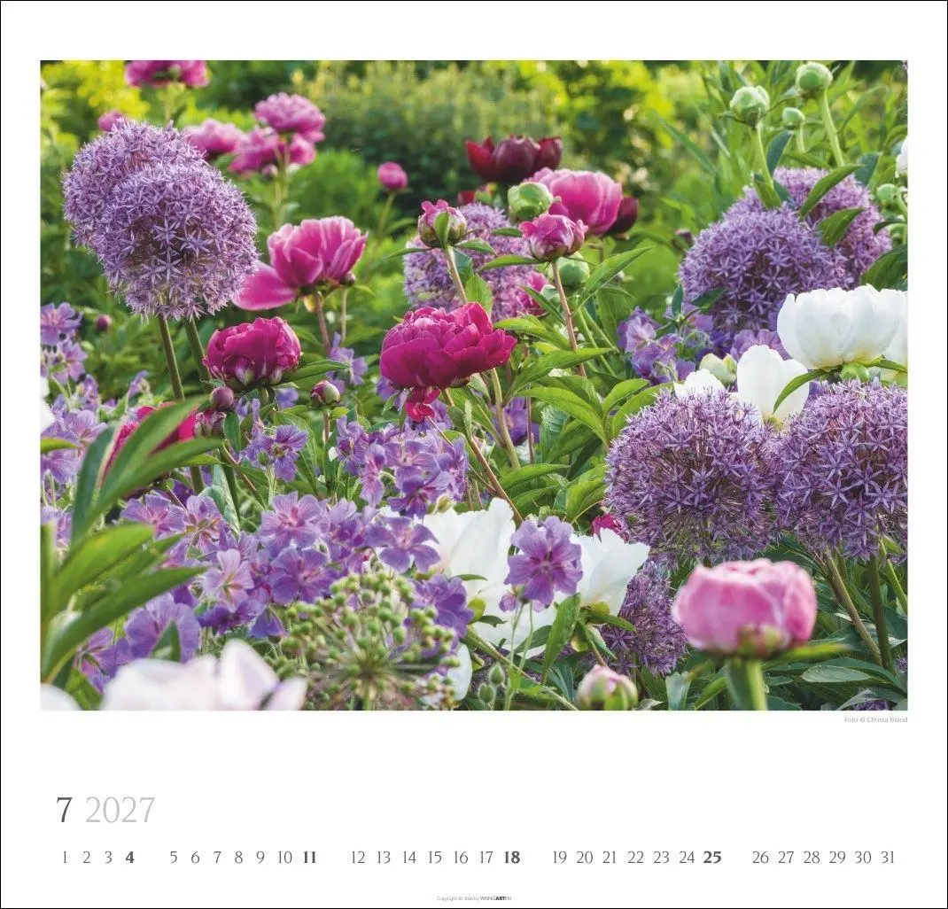 Bild: 9783839904497 | Bauerngärten Kalender 2027 | Christa Brand | Kalender | Spiralbindung