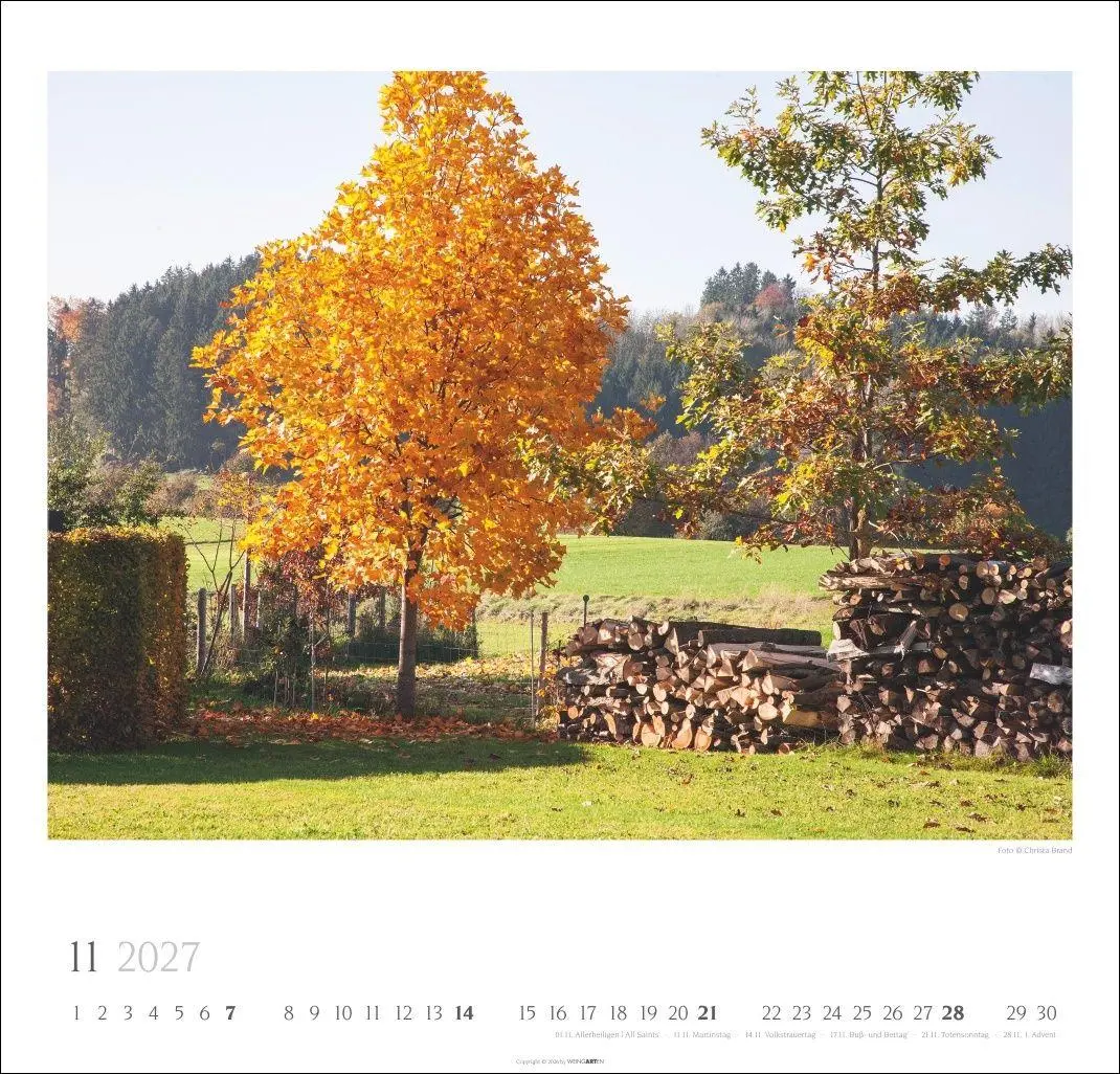 Bild: 9783839904497 | Bauerngärten Kalender 2027 | Christa Brand | Kalender | Spiralbindung
